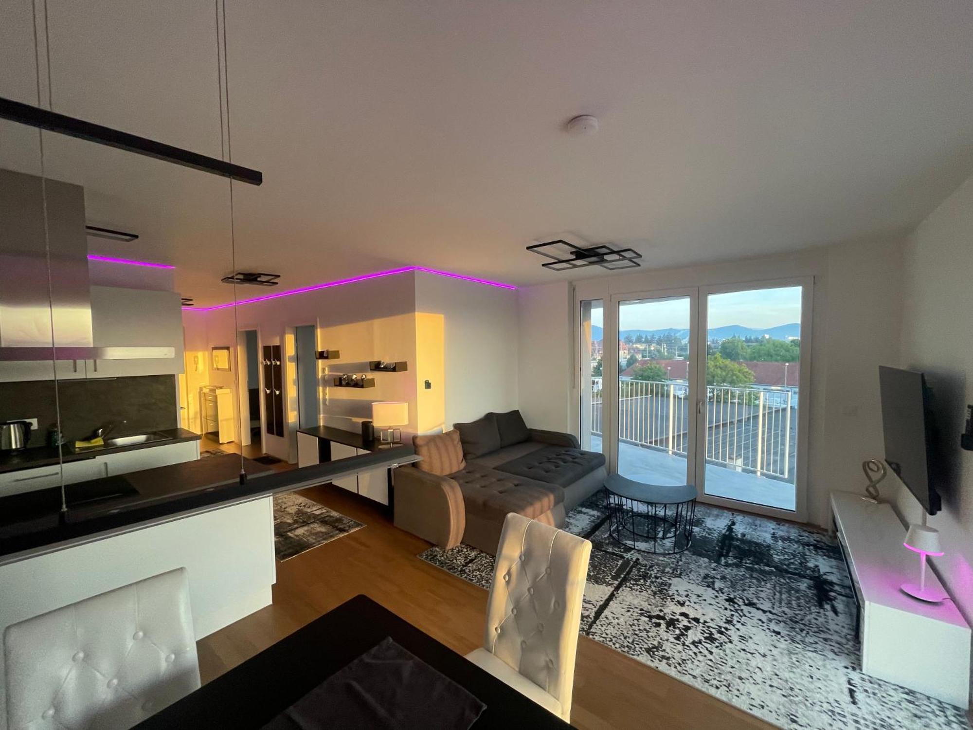 Luxusapartment Mit 40 Qm Terrasse, E-Parkplatz Und Parkplatz Graz Bagian luar foto